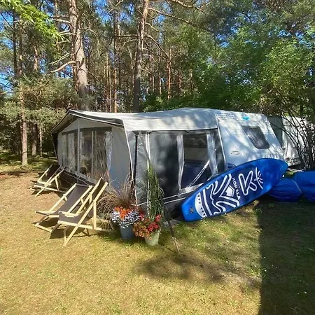 Przyczepa Abordaz Na Campingu Kormoran * Hel